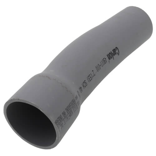 Main product image of 2" Schedule 40 PVC, 11.25-Degree Elbow Bell End w/ 24" Bend Radius