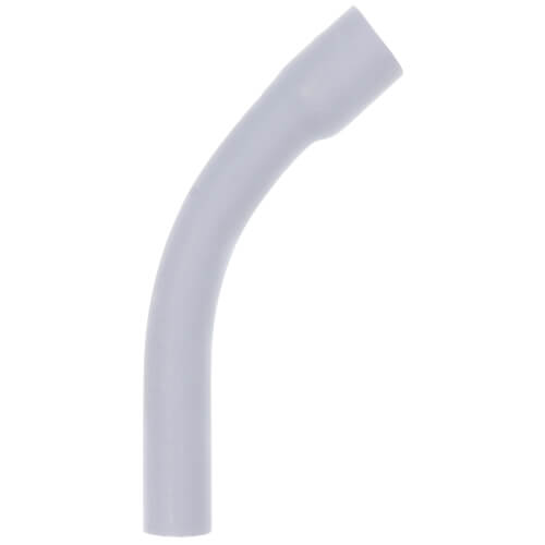 1/2" PVC Schedule 40, 45-Degree Elbow Bell End
