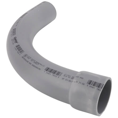 2" 45-Degree Schedule 40 PVC Elbow, Bell End