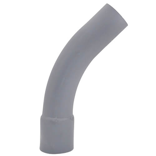 2-1/2" 45-Degree Schedule 40 PVC Elbow, Bell End