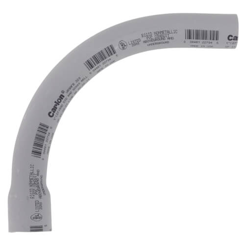 Main product image of 1" PVC Schedule 40, 90-Degree Elbow, Bell End