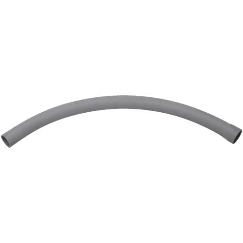 Main product image of 2" PVC Schedule 40, 90-Degree Elbow, Bell End, 24" Radius