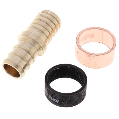 Main product image of 1/2" PEX Crimp x 1/2" PB Coupling (Lead Free)