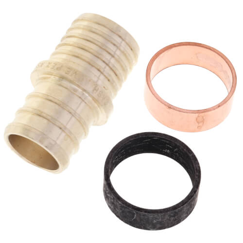 Main product image of 3/4" PEX Crimp x 3/4" PB Coupling (Lead Free)