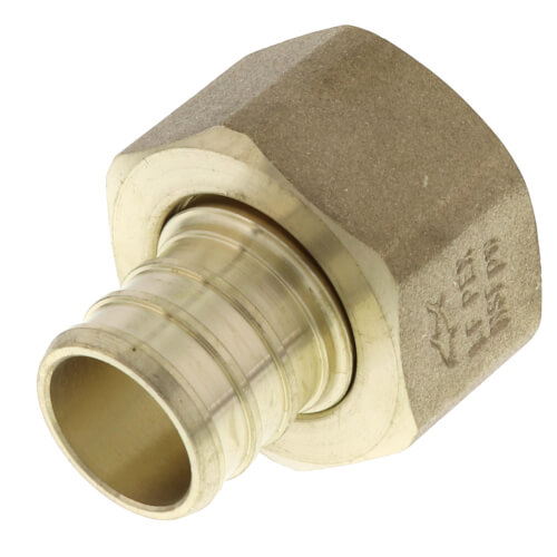 Main product image of 3/4" PEX Crimp x 3/4" NPSM Brass Swivel Adapter (Lead Free)