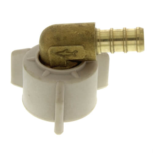 Main product image of 3/8 in. PEX x 1/2 in. NPSM" NPSM Brass Swivel Elbow (Lead Free)