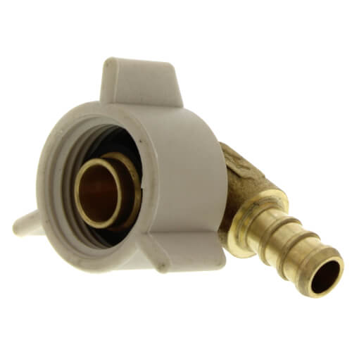 Main product image of 3/8 in. PEX x 1/2 in. NPSM" NPSM Brass Swivel Elbow (Lead Free)