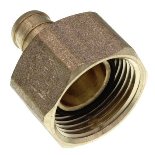 Main product image of 1/2" PEX Crimp x 3/4" NPSM Brass Swivel Adapter (Lead Free)