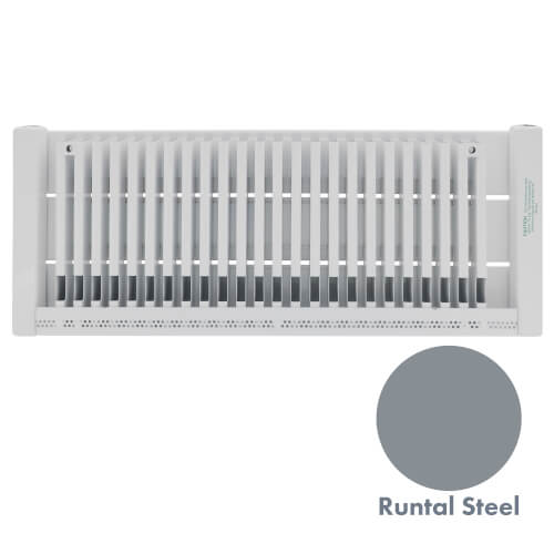Main product image of 8 ft UF-3 Baseboard Radiator (Runtal Steel - Dark Grey)