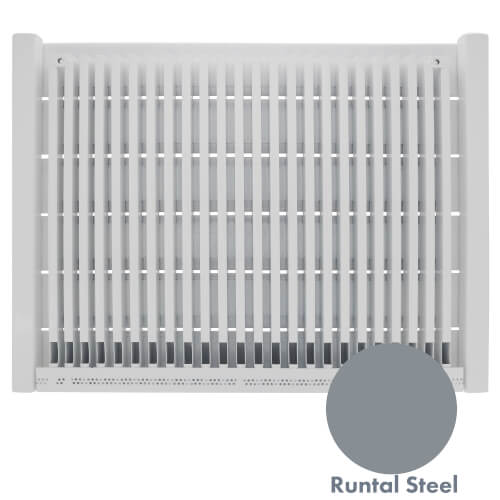 Main product image of 3 ft UF-6 Baseboard Radiator (Runtal Steel - Dark Grey)
