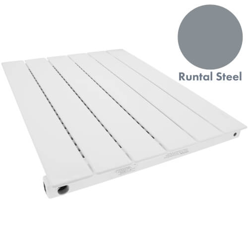 Main product image of 3 ft UF-6 Baseboard Radiator (Runtal Steel - Dark Grey)
