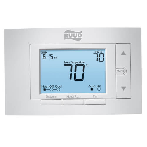 Main product image of Ruud Programmable Thermostat (GE:2H/2C, HP:2H/1C), UHC-TST85U-22PR