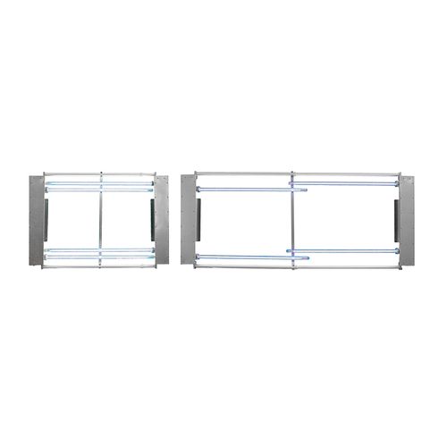 Main product image of Commercial 2-Lamp UVC Adjustable Rack System For 66" - 124" Wide Coils, 120V - 277V