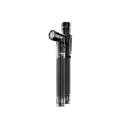 Main product image of Dual Power Right Angle Flashlight, 2 Modes, Waterproof, USB-C Charging (400 Lumens)