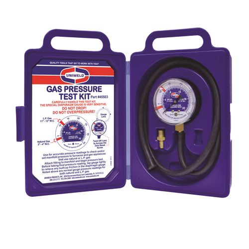 Main product image of Natural Gas/LP Gas Pressure Test Kit (0-35" WC), 45503
