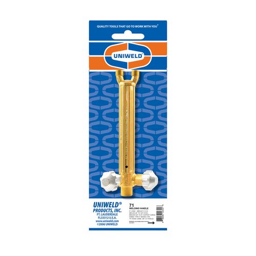 Main product image of 6" Front Valve Welding Handle w/ 3/8"-24RH A Hose Connection, 71