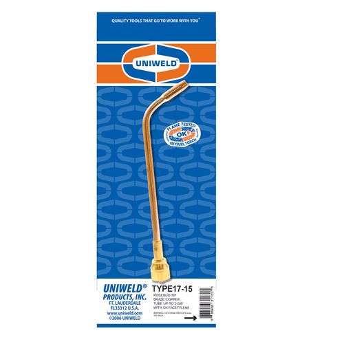 Main product image of Type 17 Multi-Flame Rosebud Heating/Brazing Tip (Up to 2-5/8" Tubing), TYPE17-15