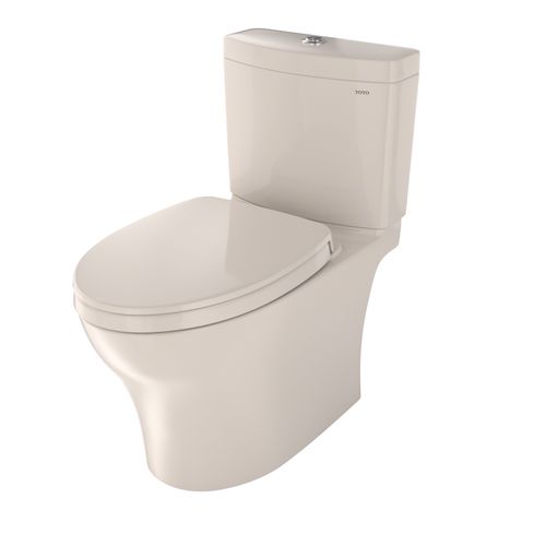 Main product image of MS446124CEMFGN#12 Aquia IV 2-Piece Elongated Dual Flush 1.28 & 0.9 GPF Universal Height Toilet w/ CEFIONTECT, Washlet + Ready (Sedona Beige)