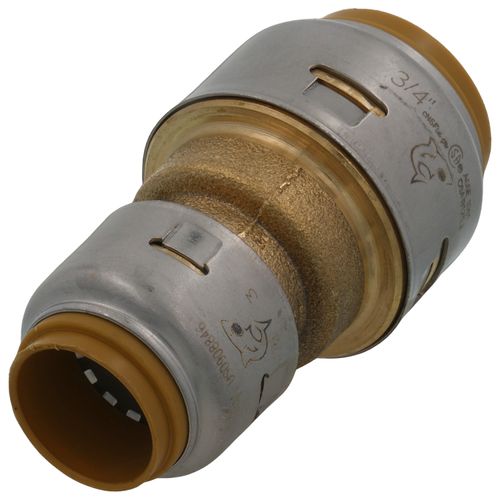 Main product image of 3/4" x 1/2" SharkBite Max Reducing Coupling (Lead Free), UR058A