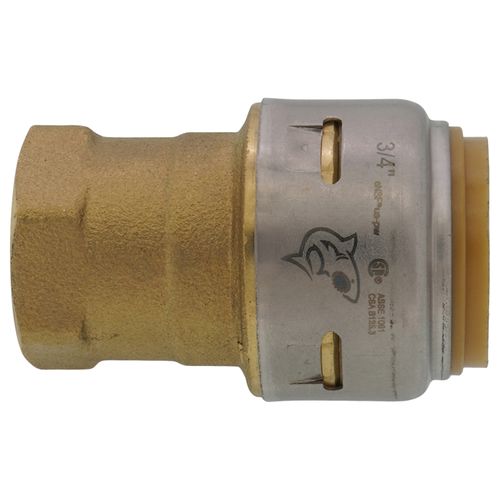 Main product image of 3/4" x 1/2" SharkBite Max FNPT Bullnose Adapter, UR092A