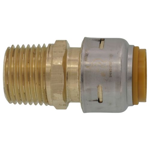 Main product image of 1/2" x 1/2" SharkBite Max Pipe to Male Pipe Thread Connector (Lead Free), UR120A