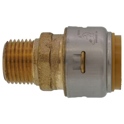 Main product image of 3/4" x 1/2" SharkBite Max MNPT Bullnose Adapter, UR138A