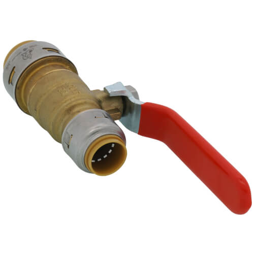 Main product image of 3/4" x 1/2" SharkBite Max Reducing Ball Valve, Quarter-Turn (Lead Free)