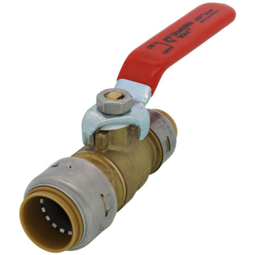 Main product image of 3/4" x 1/2" SharkBite Max Reducing Ball Valve, Quarter-Turn (Lead Free)