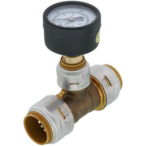 Main product image of 3/4" Pressure Gauge Assembly with SharkBite Max Tee