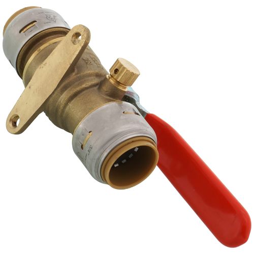 Main product image of 3/4" SharkBite Max Ball Valve with Drain and Mounting Bracket, Quarter-Turn (Lead Free)