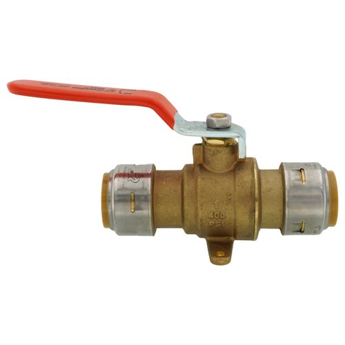 Main product image of 1" SharkBite Max Ball Valve with Drain and Mounting Bracket (Lead Free)