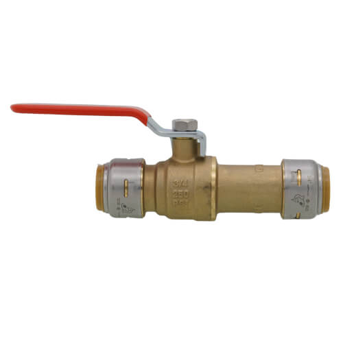 Main product image of 3/4" SharkBite Max Slip Ball Valve, Quarter-Turn (Lead Free)