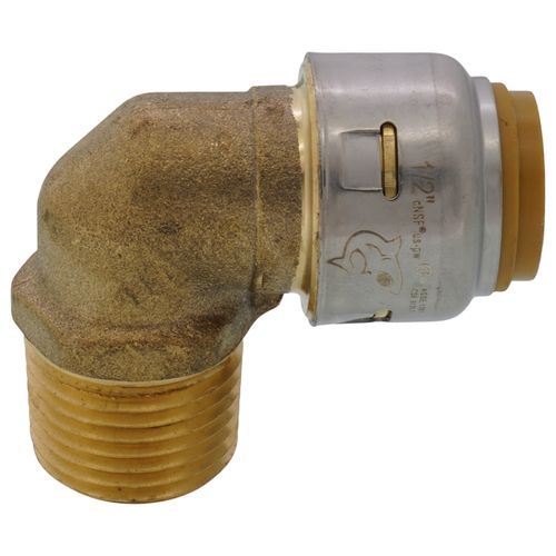 Main product image of 1/2" x 1/2" SharkBite Max MNPT Adapter Elbow, UR280A