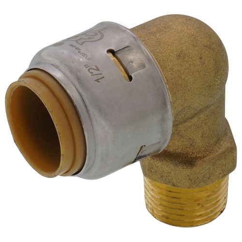 Main product image of 1/2" X 3/8" SharkBite Max MNPT Dishwasher Elbow (Lead Free), UR281A