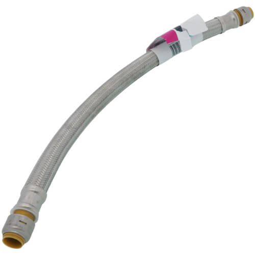 Main product image of 1/2" SharkBite Max x 1/2" SharkBite Max Stainless Steel Braided Repair Hose, Lead Free (18" Length)