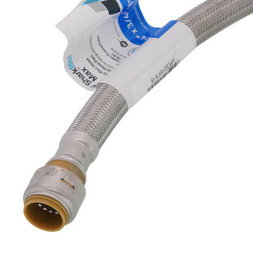 Main product image of 3/4" SharkBite Max x 3/4" SharkBite Max Stainless Steel Braided Repair Hose, Lead Free (18" Length)