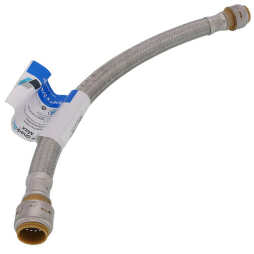 Main product image of 3/4" SharkBite Max x 3/4" SharkBite Max Stainless Steel Braided Repair Hose, Lead Free (18" Length)