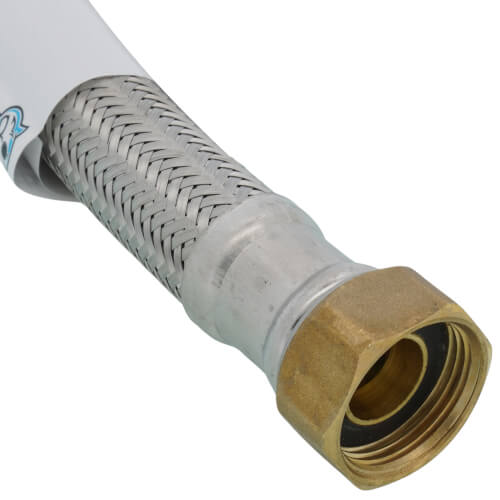 Main product image of 1/2" SharkBite Max X 3/4" FIP Stainless Steel Braided SharkBite Max Water Heater Connector, Lead Free (12" Length)