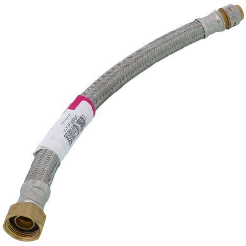 Main product image of 1/2" SharkBite Max X 3/4" FIP Stainless Steel Braided SharkBite Max Water Heater Connector, Lead Free (15" Length)