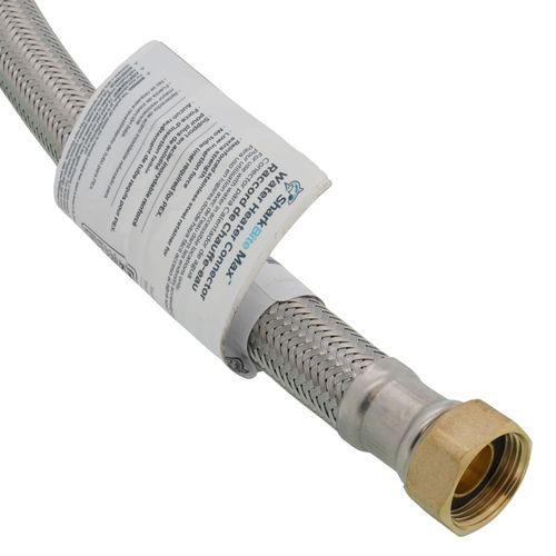 Main product image of 3/4" SharkBite Max X 3/4" FIP Stainless Steel Braided SharkBite Max Water Heater Connector, Lead Free (15" Length)