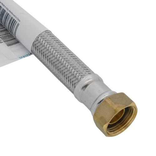 Main product image of 3/4" SharkBite Max X 3/4" FIP Stainless Steel Braided SharkBite Max Water Heater Connector, Lead Free (24" Length)