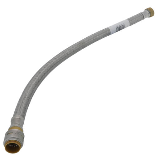 Main product image of 3/4" SharkBite Max X 3/4" FIP Stainless Steel Braided SharkBite Max Water Heater Connector, Lead Free (24" Length)