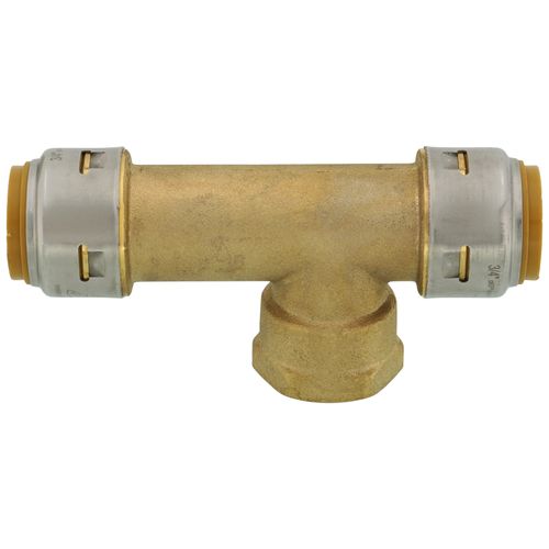 Main product image of 3/4" x 3/4" x 3/4" SharkBite Max FNPT Slip Tee (Lead Free)