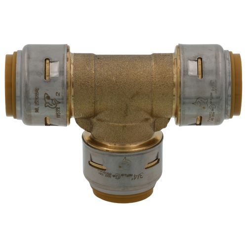Main product image of 3/4" x 3/4" x 3/4" SharkBite Max Tee (Lead Free), UR370A