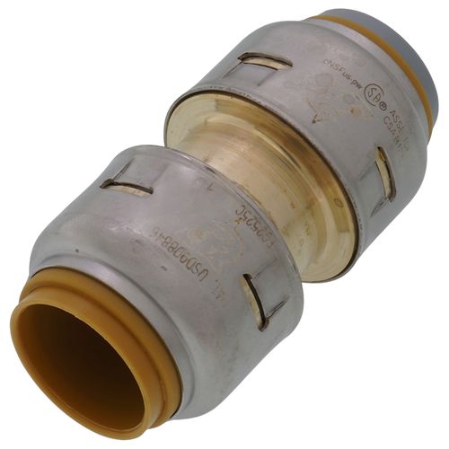 Main product image of 1/2" x 1/2" SharkBite Max Polybutylene Conversion Coupling (Lead Free), UR4008A