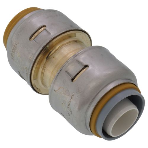 Main product image of 1/2" x 1/2" SharkBite Max Polybutylene Conversion Coupling (Lead Free), UR4008A
