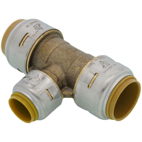 Main product image of 3/4" x 3/4" x 1/2" Sharkbite Max Reducing Tee (Lead Free)