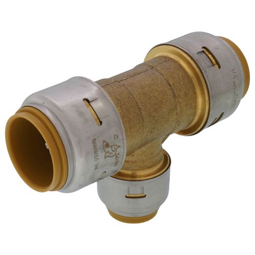 Main product image of 3/4" x 3/4" x 1/2" SharkBite Max Reducing Tee (Lead Free), UR412A