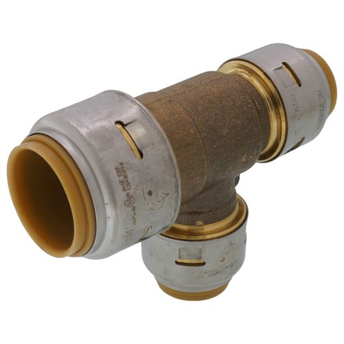 Main product image of 3/4" x 1/2" x 1/2" SharkBite Max Reducing Tee (Lead Free), UR454A