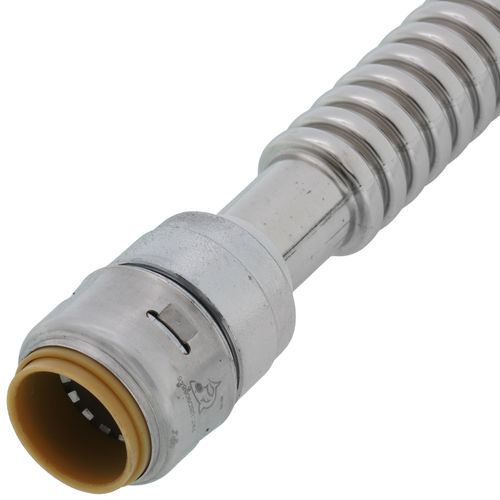 Main product image of 3/4" X 3/4" FIP, 12" Stainless Steel Corrugated SharkBite Max Water Heater Connector (Lead Free)